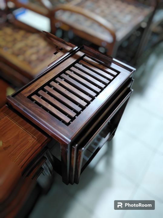 Set 3-PC Wooden Table Set in Ordinary Design Set of 3 Piece Sheesham(Talli) Wood Tables-Set of 3 Piece Available in Tooo much design