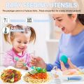 12PCS Toddler Forks Toddler Utensils,Stainless Steel Baby Forks,Kids Silverware Children's Cutlery Set for Self Feeding. 