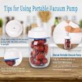 Mason Jar Sealer Kit Odorless Jar Sealer For Mason Jars Food-Grade Silicone Food Storage Vacuum Sealer Kit Extend Shelf Life. 