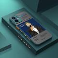 For iPhone 12 Pro Case With Fashion Roronoa Zoro Side Edge Square Silicone Frosted Transparent Hard Casing New Design soft Cases Full Back Cover Camera Phone Case Shockproof Protection Case. 