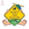 Baby on Board Car-Styling Vehicle Body Windshield Reflective Sticker Decals. 
