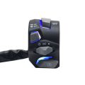 Motorcycle LED Neon Handlebar Switch Assembly set | Blue Colour | Headlight | Warning Light | Turn Signal | Horn Start Kill Button With. 