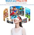 DEVASO VR Headset for Nintendo Switch & Switch OLED Model, 3D VR Glasses with Adjustable Lens for Virtual Reality Gaming Experience, Switch VR Labo Goggles Headset for Nintendo Switch. 