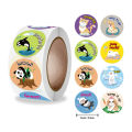100-500pcs Cute Animal Thank You Stickers For Your Order Small Business Packaging,Birthday,Party Favors Merry Christmas,Wedding. 