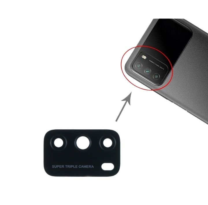 Xiaomi Poco M3 Back Camera Glass Lens