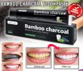 Charcol Bamboo - Teeth Whitening Toothpaste | Natural Black Mint Flavor. 