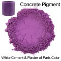 White Cement and Plaster of Paris Color - Concrete Pigment for Pots Making - Purple Color. 