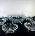Set of 7 Glass Bowls ,custard set. 