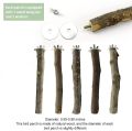3 pack set of Bird Perches Natural Wood Parrot Perch for Parakeet Cage Accessories Parakeet Toys for Parrots, Parakeets Cockatiels, Conures, Macaws, Love Birds, Finches. 