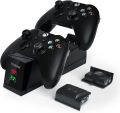 Controller Charger for Xbox One,YCCTEAM Rechargeable Battery Pack for Xbox One, Xbox One X, Xbox One S, Xbox One Elite Controller, Charging Station for Xbox One with 2pcs 1200mAh Rechargeable Battery. 