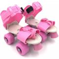 Kids Roller Skates, Adjustable Size Girl Roller Skates for Kids Beginner, Toddlers Roller Skate with 8 Wheels, Outdoor Roller Skating for Boys, Girls, Skating Shoes for Ages 3-12. 