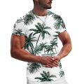 MK Garments -Men's T Shirt 3d Coconut Tree Printed Tops O-neck Hawaiian Short Sleeve Tees Fashion Beach Male Clothing. 