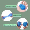 Liquid glass mud slime, DIY handmade fun stress relieving, odorless transparent color slime, fun handmade toy. 