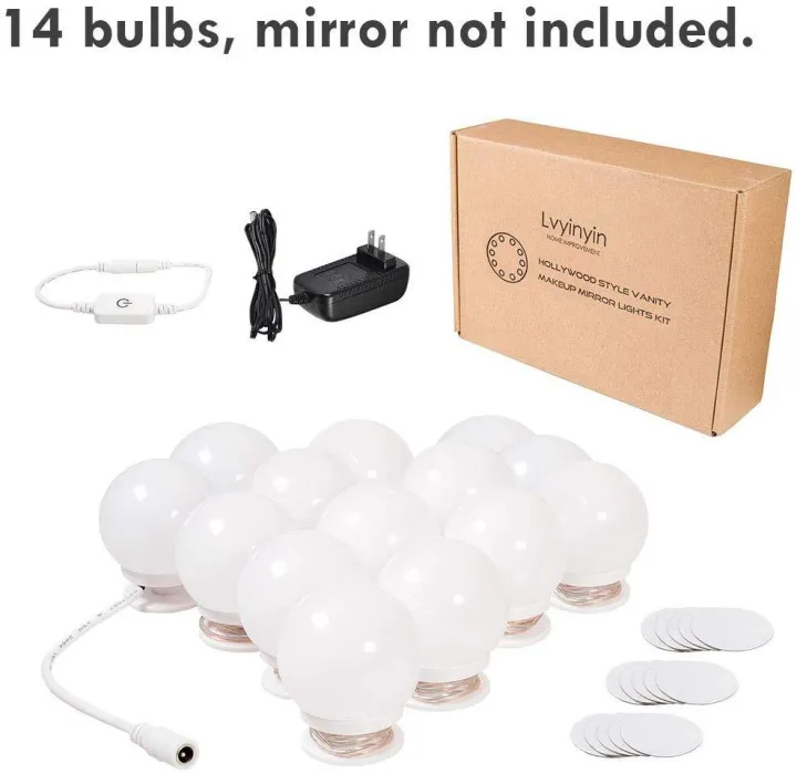 Makeup%20Mirror%20Lights%20Hollywood%20Style%20LED%20Vanity%20Mirror%20Lights%2010%20LED%20with%20Touch%20Stepless%20Dimmer,Plug-in%20Lighting%20Fixture%20Strip%20for%20Makeup%20Table%20Set%20in%20Dressing%20Room%20Bathroom%20-%20Image%204