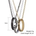 New Best Friend 3 Pieces / Set Of Alloy Color Ring Fun Wild Men And Women Best Friends Jewelry. 