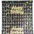 Happy Birthday Printing Foil Curtain Backdrops Birthday Party Decorations Sequin Wall Backdrop Wedding Party Backdrop. 