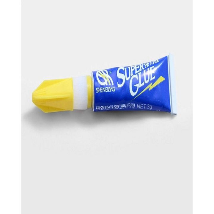 Super Glue-3G Tube Ideal For Pool & Snooker Cue Tip Re Tipping