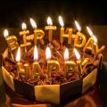 Happy Birthday Alphabets Candles (13Pcs) Birthday Candle Set for Cake Decorations.. 