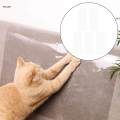 Anti Cat Scratch Sofa Protector Transparent Cats Training Tape Sheets Cat Scratch Pad Cat Scratching Cover for Carpets Doors Walls. 