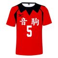 Haikyuu!! Nekoma Uniform T-shirt Cosplay Customer Tee Tetsurou Hoodie Kenma Short Sleeve Sport Uniform Sportswear. 