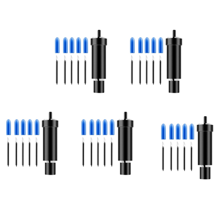 HYQZLTCA 5 set Replacement Deep Cut Blade+Housing Deep-Point DeepCut Blade for Cricut Maker Explore,Air and Air 2 Cutting Plotter