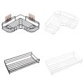Wall Mounted 3m Sticker Bathroom Shelves Corner Shelf Shower Shelf Toiletries Kitchen Spice Storage Rack Bathroom Accessories. 