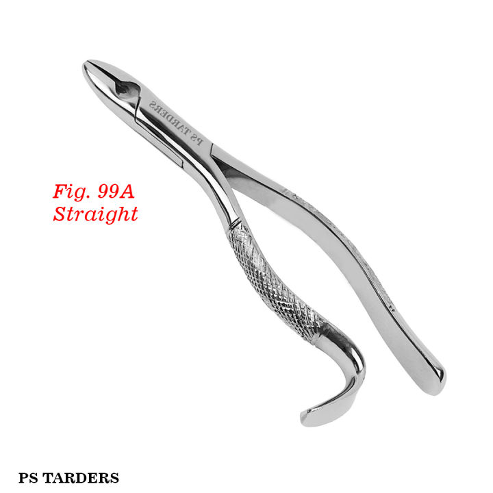 Premium High Quality Stainless Steel Dental Tooth Extracting Forceps Dentist Tools For Upper Incisors, Canines & Premolar Root Pliers Fig.99A