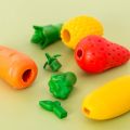 Large Size Mango Strawberry Fruit Eraser Student Rubber Erase Tools Stationery. 