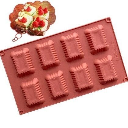 Rectangle Shape Silicone Mold 8 Cavity