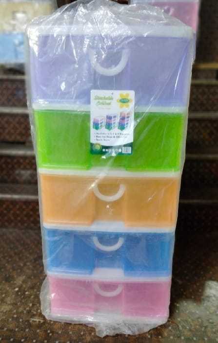 Layered%20Plastic%20Storage%20Box%20-%205%20Drawers%20Storage%20Rack%20-%2023%20inch%20High%20-%20Image%202