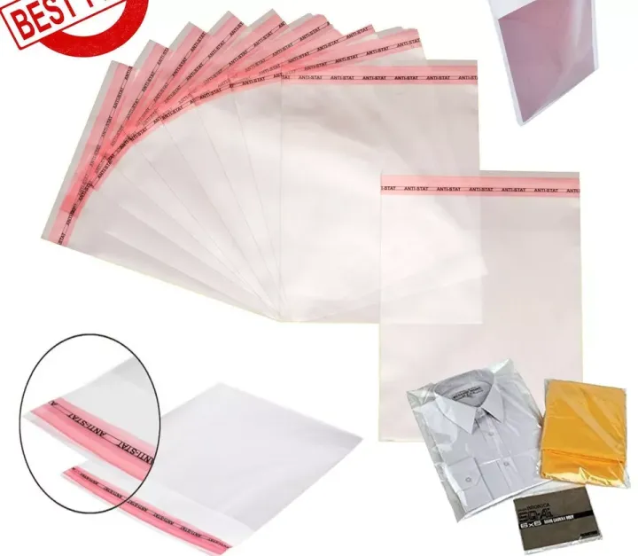 Pack%20of%20100%20Cellophane%20Cello%20Bags%20Display%20Garment%20Self%20Seal%20Adhesive%20Peel%20Self%20seal%20with%202%20inch%20flap%20-%20Image%205