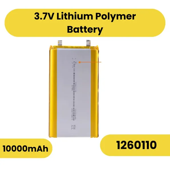 1260110 Lithium Lio Battery Cell with 10000mAh Capacity for Power Bank and Any where You Can fit
