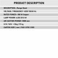 GOLDEN FUJI - Kitchen Range Hood - Wall Mounted - Pure Copper Motor Blower - Powerful Suction 1000CFM - Hand Sensor - Touch Panel - Voice Sensor - GF500. 