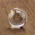 Crystal Ball with Stand Base Asian Rare Natural Quartz Clear Magic Healing Sphere 40mm. 
