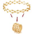 Diamond inlay Magic Expandable Ring Creative Adjustable Deformable Magic Copper Bracelet Expanding To Bangle 2-in-1 Telescopic Ring. 