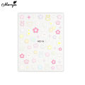 Monja 5D Nail Stickers Cute Embossed Flowers Reliefs Adhesive Decals Floral Leaf Pattern Gel Polish DIY Nail Art Decoration Tool. 