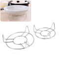 【FUN LIVE】 1PC Stainless Steel Steamer Food Kitchen Cookware Steamer Rack Insert Stock Cooking Steaming Stand Kitchen Heating Supplies. 