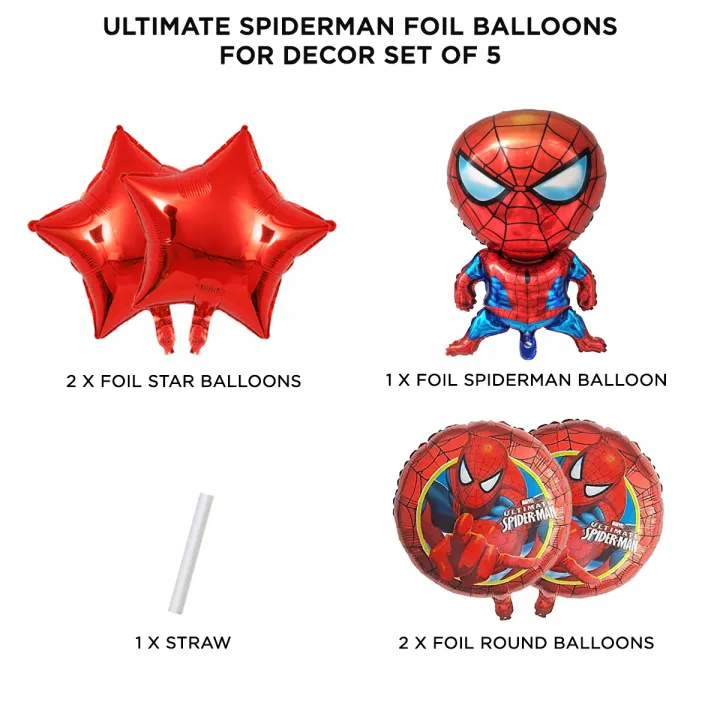 Super%20Hero%20Spiderman%20Theme%20Foil%20Balloons%20Set%20of%205%20Pcs%20Chrome,Chrome,%20Metallic%20Balloons%20Set%20For%20Boys%20-%20Image%203