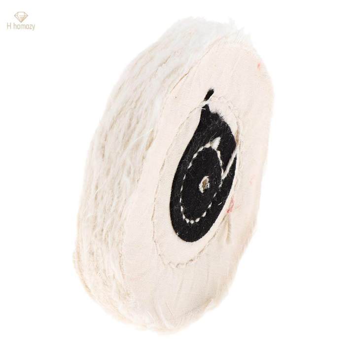 Cotton%20Muslin%20Buffs%20Polishing%20Wheel%20Spiral%20Sewn%20Pad,%20Assorted%20Sizes,%2050Ply%20-%203%20inch%20-%20Image%202