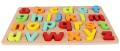 Wooden small abc Learning Toy Kids Educational Puzzle Board. 