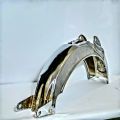 Steel Mudguard For Bike  70/125 (Rear) Pindi Mudguard For All Motorcycle Fancy Mudguard For Bike 70/125cc. 