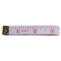 【ALLGOOD】Thickened tape ruler with black letters on white background 1.3cm×1.5m one side cm and one inch. 