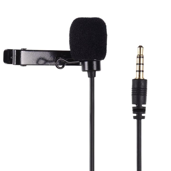 Premium Quality Original Metal Body Lavalier Microphone Omni-Directional Clip-On Mic With Cable