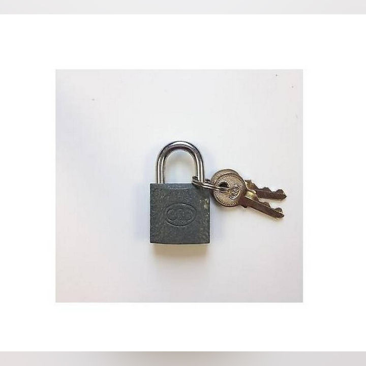 Pack of 3 - 20mm Grey Iron Padlock