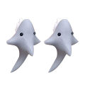 3D Animal Shape Women Earrings Bite Posture Alloy Cartoon Adorable Stud Earrings Jewelry Accessory. 