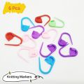 6 Pieces Knitting Crochet Locking Stitch Markers Mix Color. 