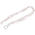 hanging planters for indoor plants-8 PCs Rope plant hanger-White. 