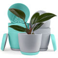 Fast Forward Extra Large Plant Pots: Two Vibrant Colors, Drainage, Ideal for Indoor Planters - Explore Multi-Packs for Plastic Planters, Cactus, and Succulents Decor. 