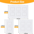 20Pcs Wall Insulation Outlet Insulators Sealers for Light, Switch. 