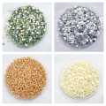 400 Pcs (100 Pcs Each) Shiny Crystal & Stone Resin beads DIY Sewing Craft Sets 5mm. 